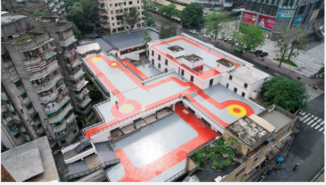 展翅翱翔，鳥瞰最美文體園